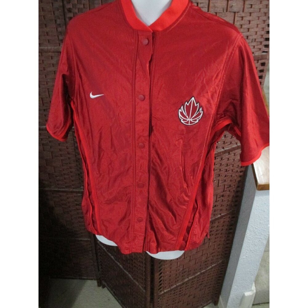Women's Nike Canada Basketball Warm Up Shooting Jersey Size XL Shirt - Picture 1 of 3